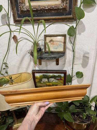 Vintage floating shelf mcm - shelf,