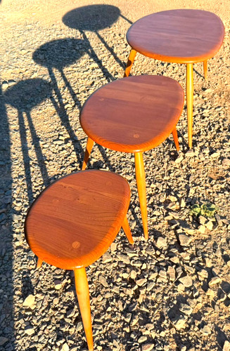 Ercol nest blonde pebble - ,
