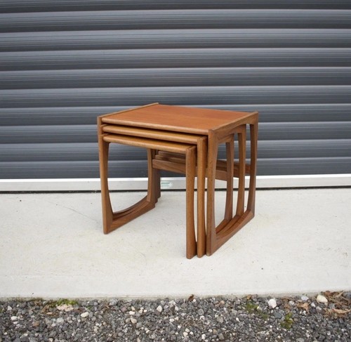 Mid century teak plan nest - mid,