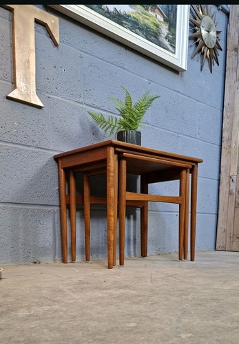 Danish teak nest tables - danish,