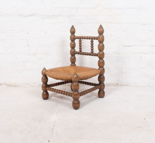 Vintage low bobbin chair - low, in