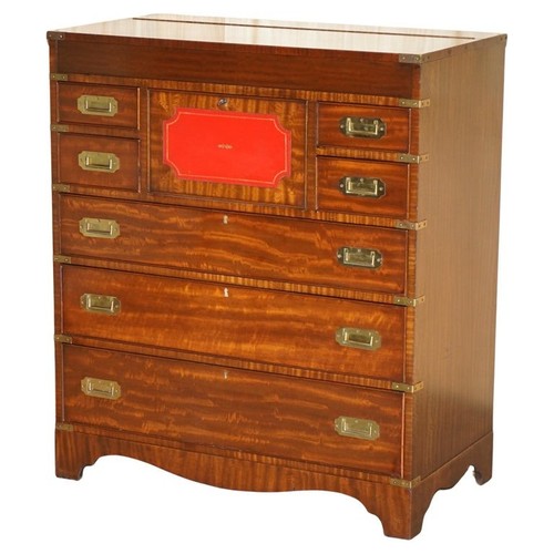 Fine vintage mahogany - brass, &