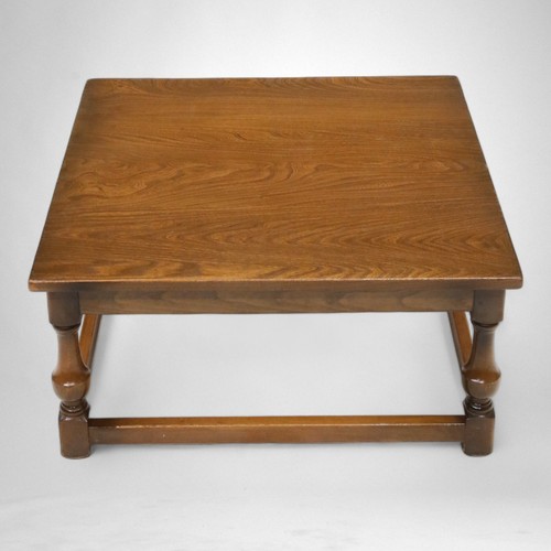 Ercol square low coffee table - low,