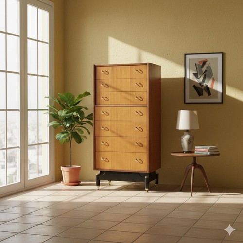 Plan chest drawers teak - drawers,