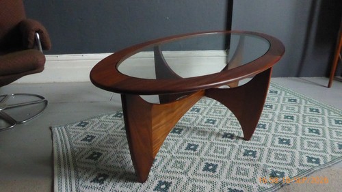 Plan coffee table oval glass - g,