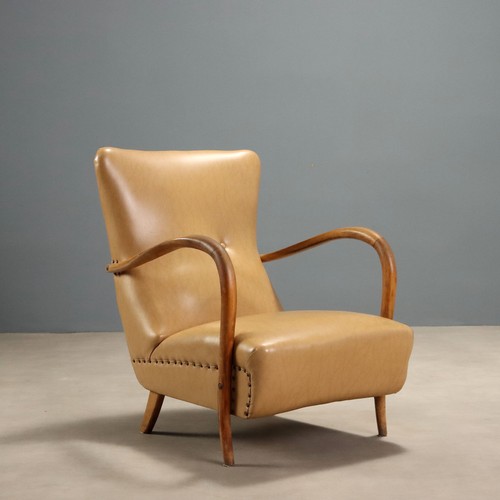 Vintage armchair beech - armchair,