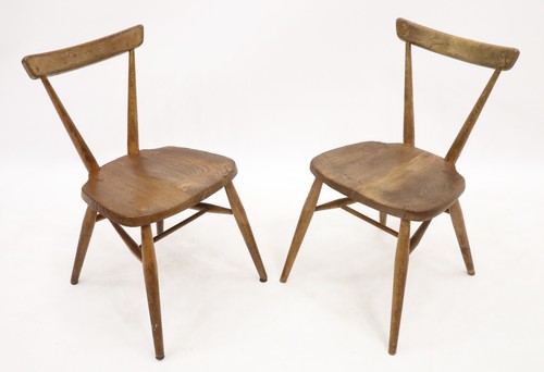 Ercol stacking chairs - 2,