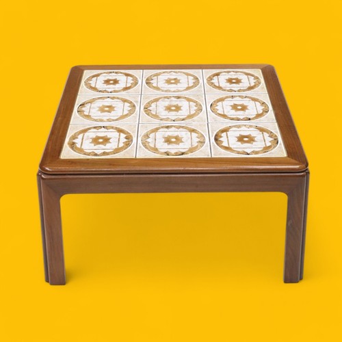 1970s tiled top teak - tiled,