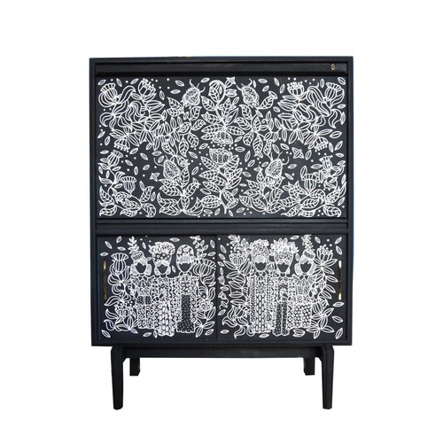 Mid century hand painted - mid-century,